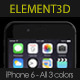 Element3D - iPhone 6 - 3DOcean Item for Sale