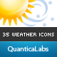 35 Weather Forecast Icons - GraphicRiver Item for Sale