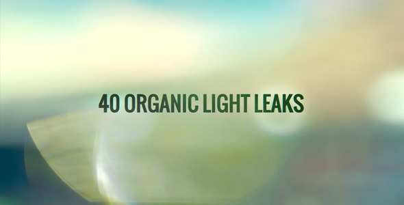 40 Organic Light Leaks alt