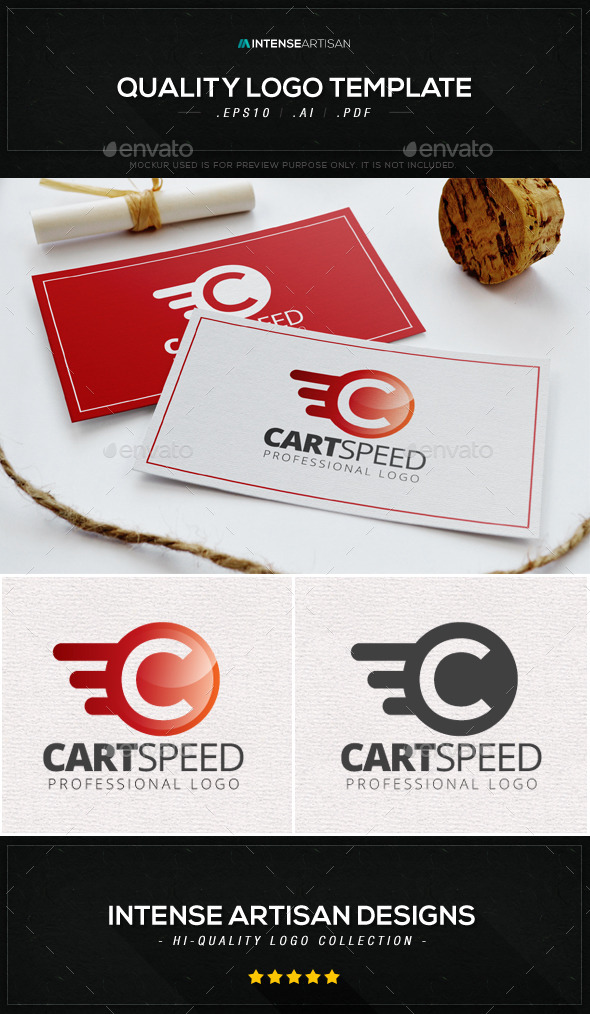 Cart Speed Logo Template