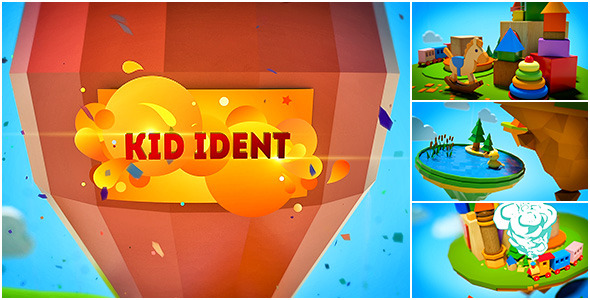 Kids Show Ident Broadcast Package/ Teens Youtube Channel/ Family TV/ Cartoon Party/ Baby Intro Tales