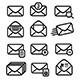 Mail Icons. Vector Illustration - GraphicRiver Item for Sale