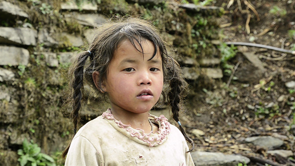 Nepal. Little Girl.