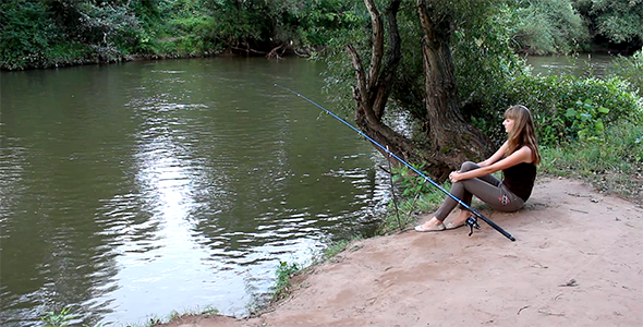 Girl Fishing