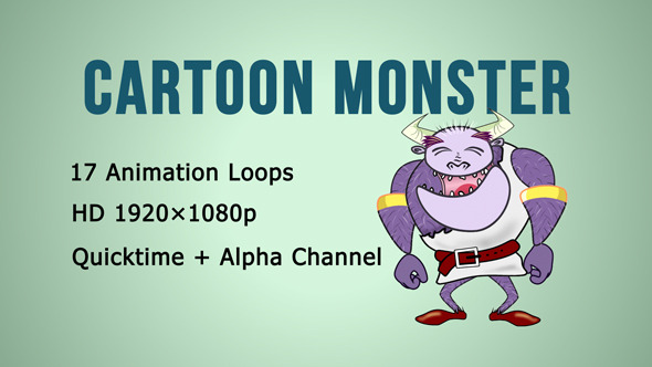 Cartoon Monster Animation Pack