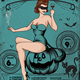 Halloween Sexy Vintage Grunge Flyer - GraphicRiver Item for Sale