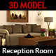 Reception Room 3D Model Vol.2 - 3DOcean Item for Sale