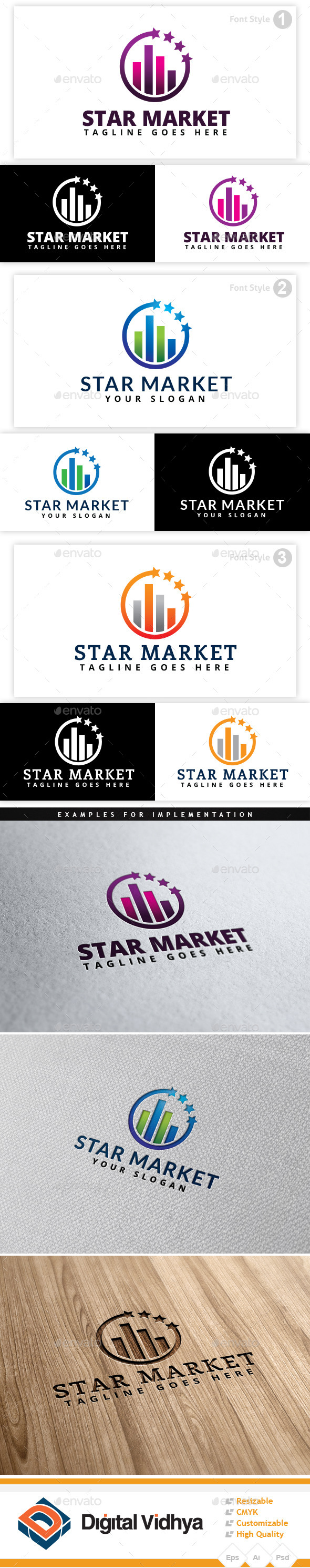 Star & Market Logo