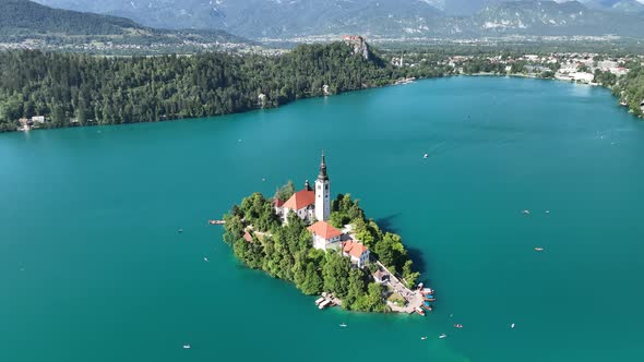 Resort Lake Bled Summer Vacation