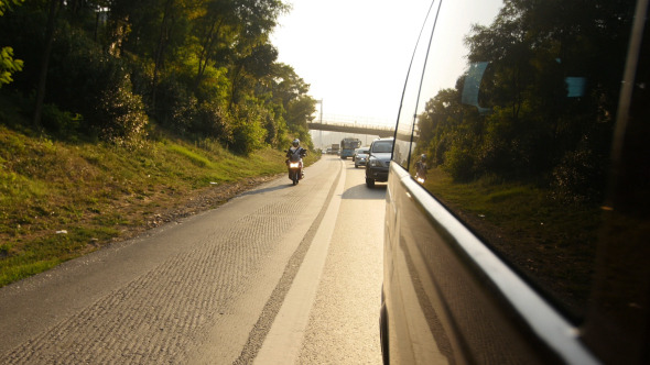 Traffic On Highway 3