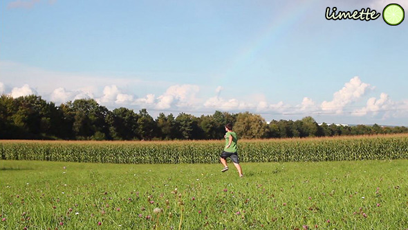 Running In Field