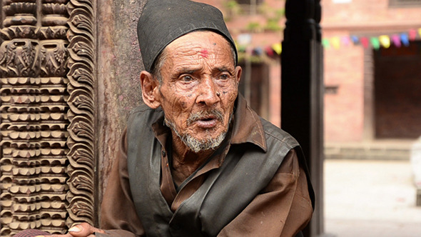 Tibet. Nepal. Very Old Monk