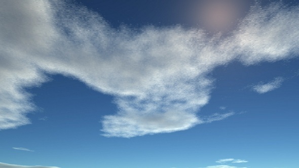 Clouds Fly on the Sky