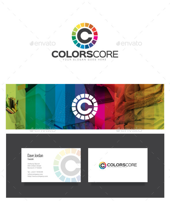 ColorsCore - Letter C Logo