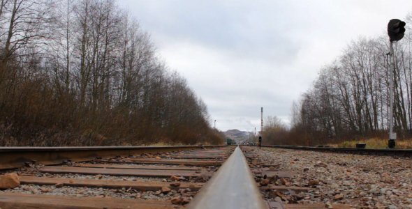 Industrial View along Railroad