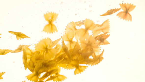 Pasta - Noodles in Boiling Water