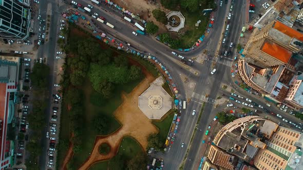 Aerial view of Dar es Salaam city