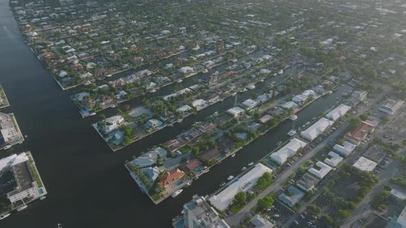 Residential Area in the Suburbs of Miami