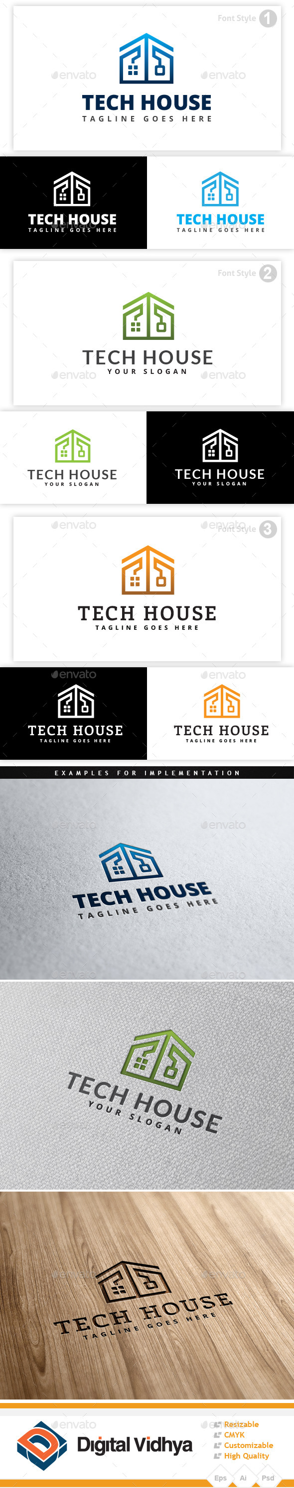 Tech & House Logo