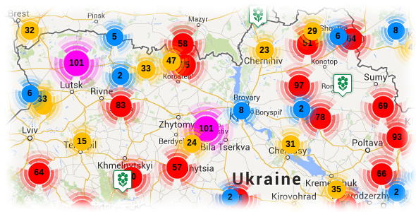 Google Maps po stronie serwera Klaster markerów v3.1