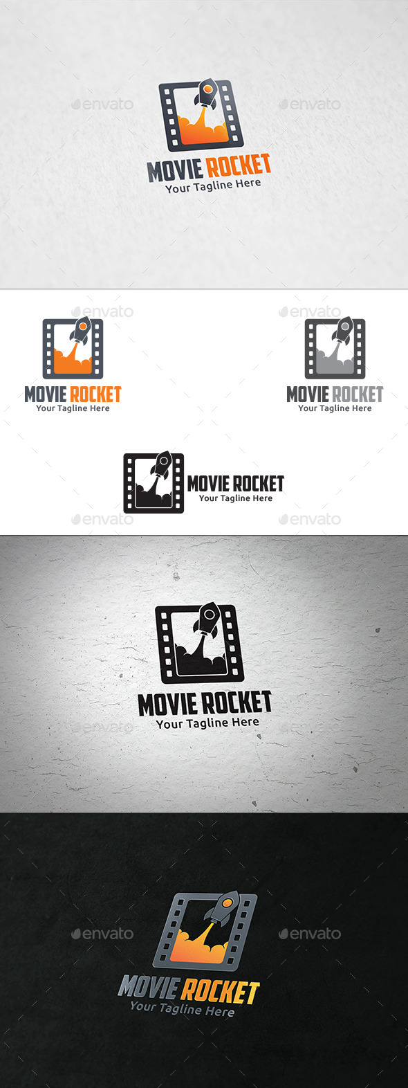 Movie Rocket - Logo Template