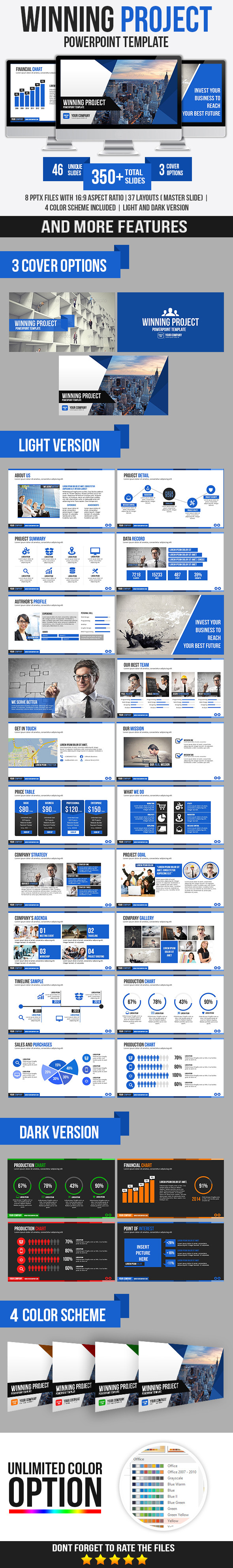 Winning Project PowerPoint Template