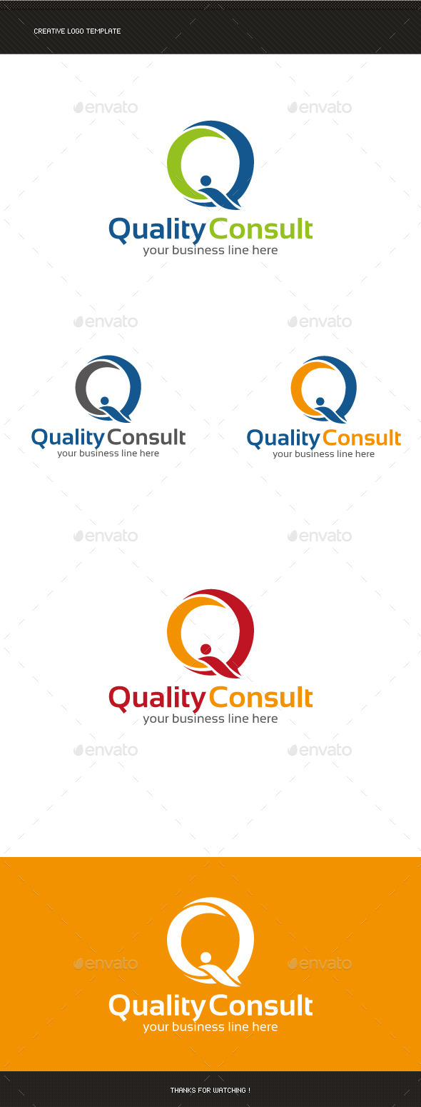 Q Letter Logo Template