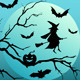 Halloween Witch with Bats - GraphicRiver Item for Sale