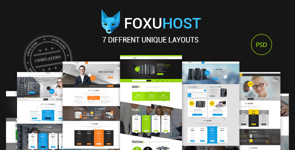 Foxuhost - Hosting / szablon biznesowy