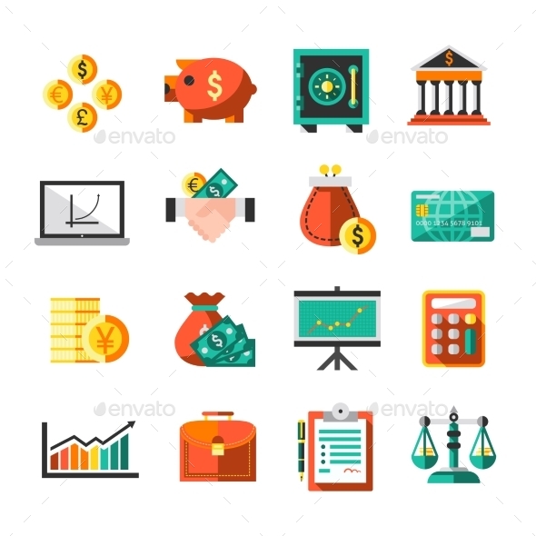 Finance Icons Set