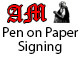 Pen on Paper Signing Sound
