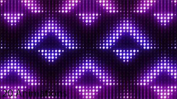 Wall of Lights VJ Loops alt
