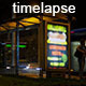Posters at The Bus Stop at Night - Mock Up - VideoHive Item for Sale