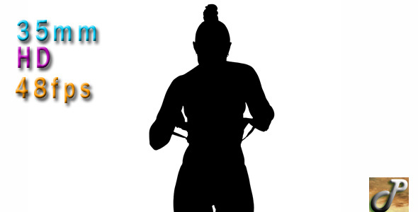 Woman Dressing Silhouette