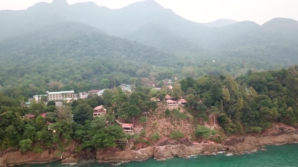 Smog Over the Island of Koh Chang