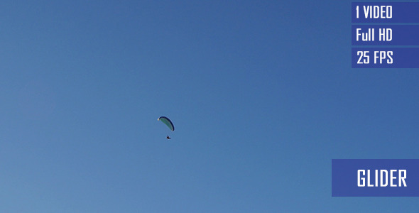 Glider In The Blue Sky