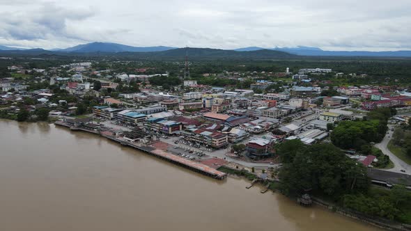 The Towns of Sarawak, Borneo, Malaysia