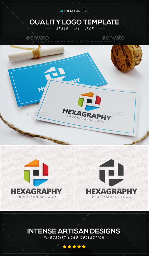 Hexagraphy Logo Template
