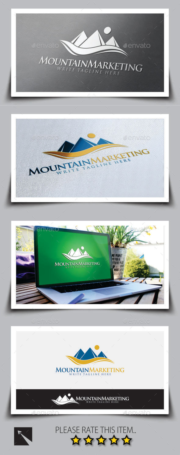 Mountain Marketing Logo Template