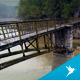 Flying Over the Old Bridges - VideoHive Item for Sale