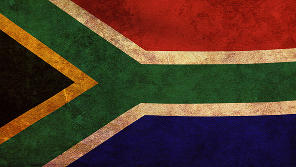 South African Flag Grunge alt
