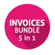 Invoices Bundle 5 in 1 - GraphicRiver Item for Sale