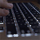 Typing on an Illuminated Keyboard - VideoHive Item for Sale