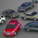10 Low Poly City Cars Pack - 3DOcean Item for Sale
