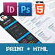 2-Piece Resume/CV with HTML Version - GraphicRiver Item for Sale