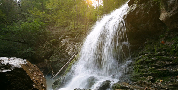 Waterfall in the Forest 2