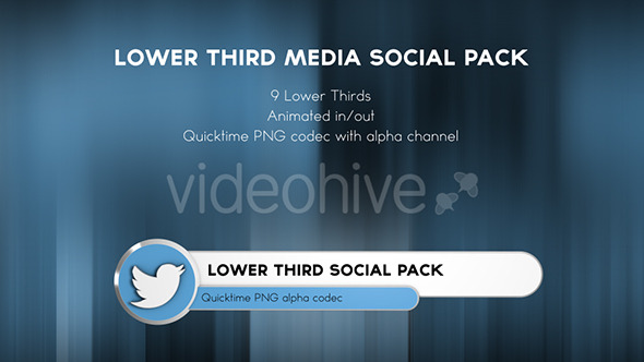 Social Media Lower Third Pack 1 alt