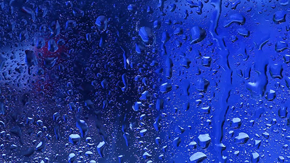 Water Drops Splatter On Glass 164