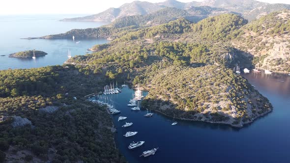 Marina With Boats