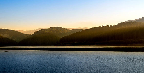 Sunrise Over Bolboci Lake